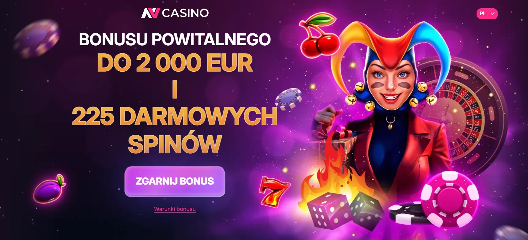 Zrzut głównego lobby NV Casino